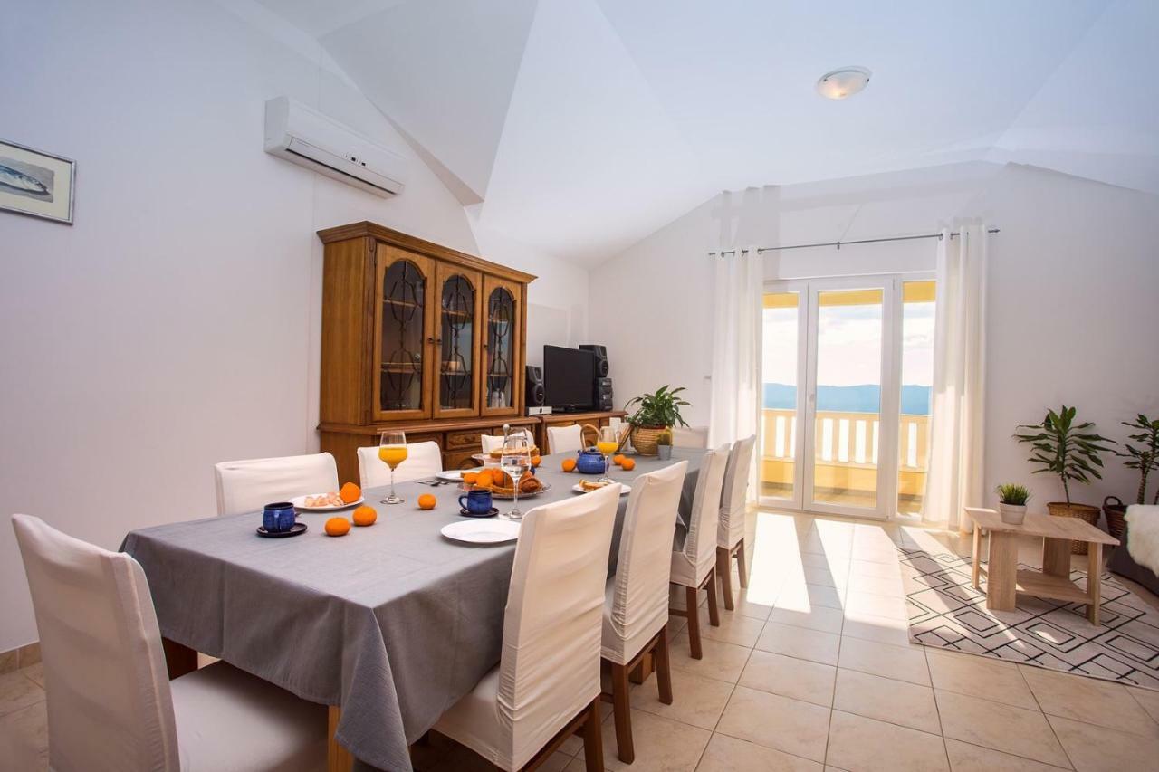Villa Maslina, With Private 32M2Pool, Panoramic Views On 100Km Coastline, 12 Pax Lokva Rogoznica Exterior foto